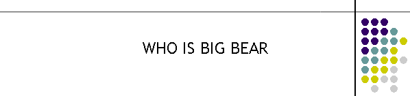 WHO IS BIG BEAR